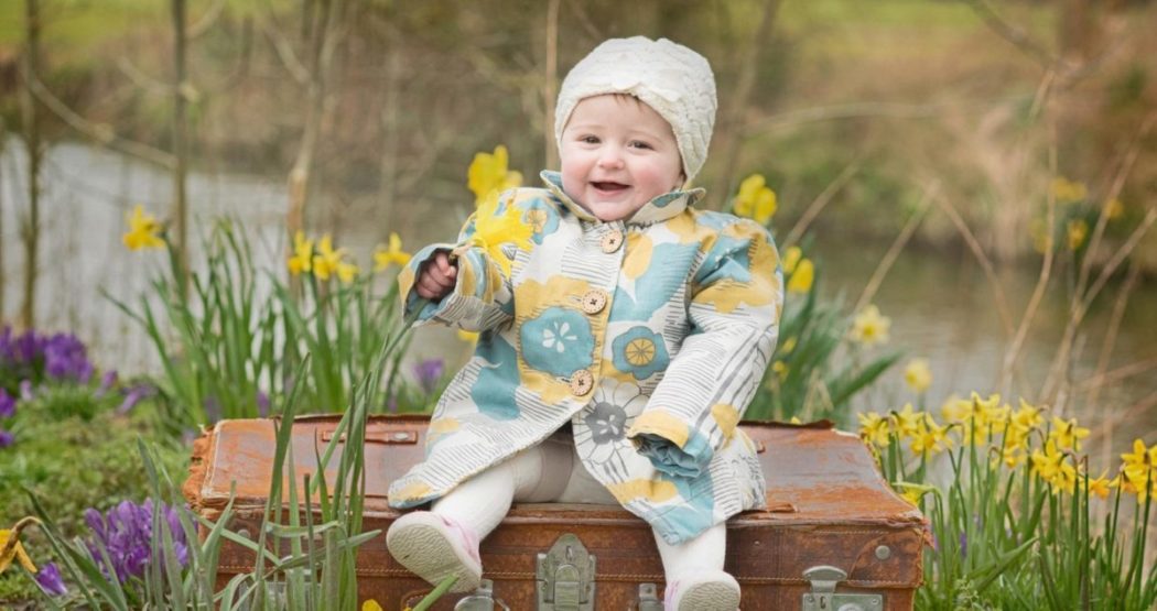 baby portrait in Kings Park Retford for a Mission family by Nottinghamshire Photographer